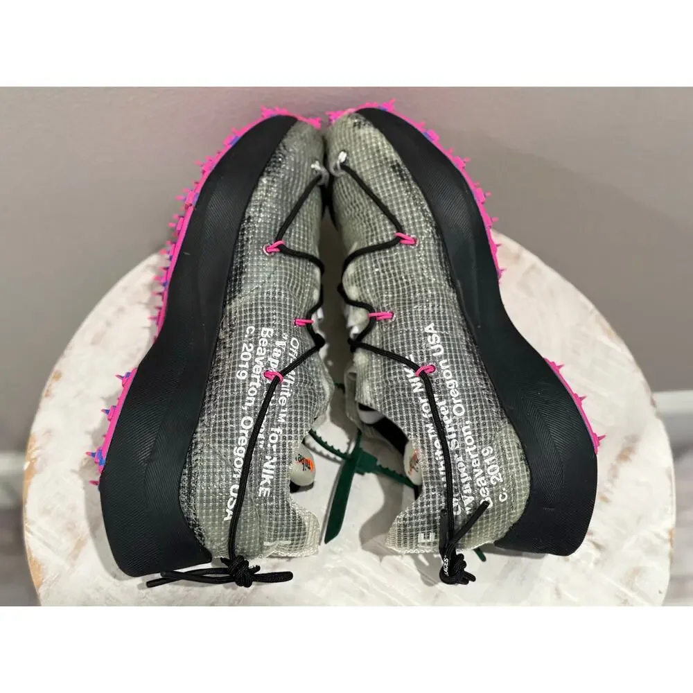 Nike Vapor Street Off-White Black Laser Fuchsia Size 9.5m 11w CD8178-001